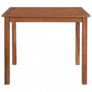 Masa de gradina, 85 x 85 x 74 cm, lemn masiv de acacia - V48606V - Img 2