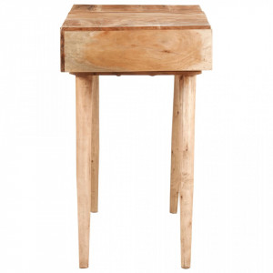 Masă de toaletă cu oglindă, 112x45x76 cm, lemn masiv acacia - V323590V - Img 4