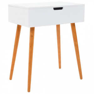 Masa de toaleta cu oglinda, MDF, 60 x 40 x 75 cm - V245751V - Img 2