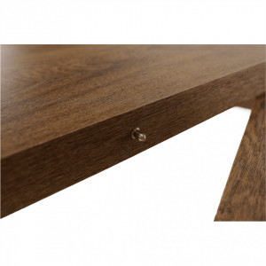 Masă extensibilă pentru dining,culoarea stejar închis, 160-203x90 cm - TP86191 - Img 11