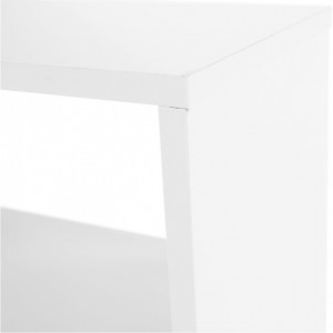 Măsuţă auxiliară, masă portabilă, cu roţi, albă, 60x24x70 cm - TP230198 - Img 13