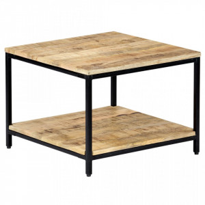 Masuta de cafea, 60 x 60 x 45 cm, lemn masiv de mango - V247817V