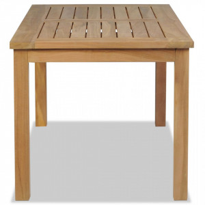 Masuta de cafea, 90 x 50 x 45 cm, lemn de tec - V43253V - Img 4