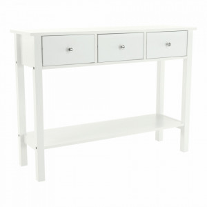 Măsuţă tip consolă, albă, 100x74x30 cm - TP251695 - Img 7