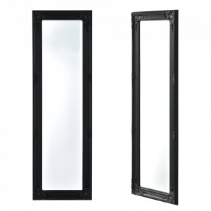 Oglinda de perete, 132 x 42 x 3,5 cm, lemn, negru - P70635188 - Img 5