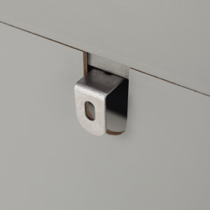 Pantofar, 2 compartimente, gri, 104x47x24 cm - TP289134 - Img 5