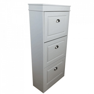 Pantofar, 3 compartimente, gri, 53x117x24 cm - TP289131