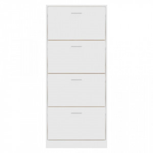 Pantofar, alb, 63x24x147 cm, lemn prelucrat - V342542V - Img 4