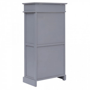 Pantofar, gri, 50x28x98 cm, lemn de paulownia - V284090V - Img 4