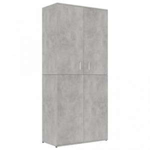 Pantofar, gri beton, 80 x 39 x 178 cm, PAL - V802862V