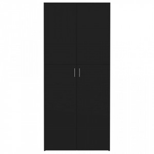 Pantofar, negru, 80x35,5x180 cm, PAL - V800289V - Img 4