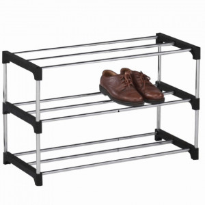 Pantofar, rafturi, crom, 80x49,5x31, cm - TP127779 - Img 5