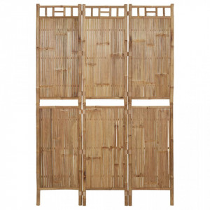 Paravan de cameră cu 3 panouri, 120 x 180 cm, bambus - V341748V - Img 2