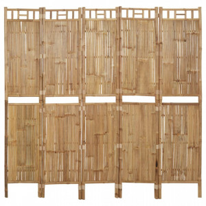 Paravan de cameră cu 5 panouri, 200 x 180 cm - V341750V - Img 2