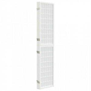 Paravan pliabil cu 4 panouri, stil japonez, alb, 160x170 cm - V352088V - Img 4