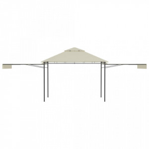 Pavilion cu acoperiș dublu extins, 3x3x2,75 m, crem, 180 g/m² - V48003V - Img 4