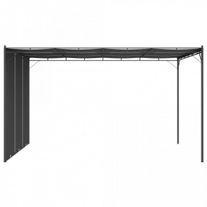Pavilion de grădină cu perdea laterală, antracit, 4x3x2,25 m - V47996V - Img 3