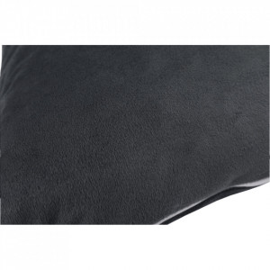 Pernă, material textil de catifea gri închis, 45x45 cm - TP238747 - Img 8