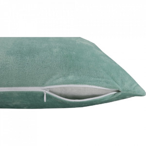 Pernă, material textil de catifea mentă, 60x60 cm - TP238768 - Img 14