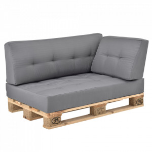Perna sezut pentru mobilier paleti, 120 x 80 x 15 cm, gri deschis - P54694310 - Img 4