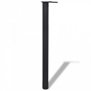 Picioare de masa cu inaltime reglabila, 870 mm, negru, 4 buc - V242140V - Img 2