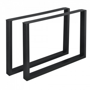 Picioare masa, set 2 buc, 100 x 72 cm, negru - P57353512