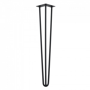 Picioare masa, set 4 buc cu 3 brate, 72 cm, negru - P55140000 - Img 4