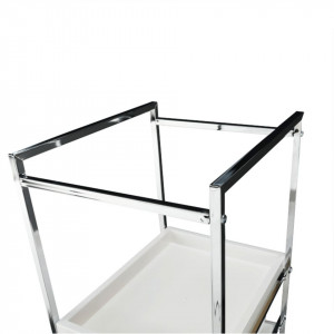 Raft portabil, alb/crom, 31x36x85 cm - TP228944 - Img 19