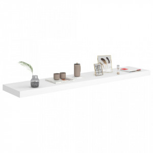 Rafturi de perete, 4 buc., alb, 120 x 23,5 x 3,8 cm, MDF - V323822V - Img 3