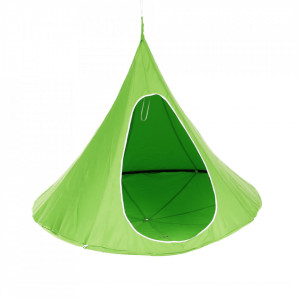 Scaun balansoar suspendabil, leagăn agăţat, verde, 150x150x150 cm - TP262377 - Img 15