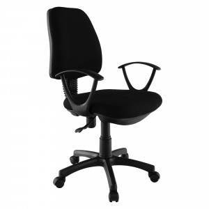 Scaun birou, negru, 60x52x90-100 cm - TP255136 - Img 3