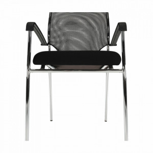 Scaun conferinţă, negru, 54x82x56 cm - TP255204 - Img 5