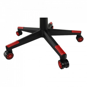 Scaun de birou cu difuzoare Bluetooth, gaming, negru și roşu, 66x60x125-133 cm - TP279411 - Img 19