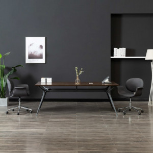 Scaun de birou pivotant, gri, material textil - V3054827V - Img 1
