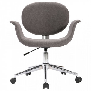 Scaun de birou pivotant, gri, material textil - V3054828V - Img 3