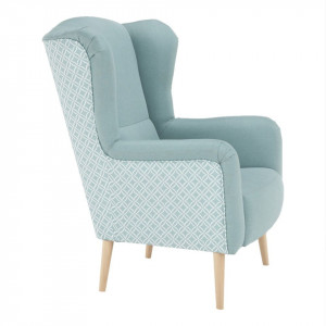 Scaun de design, ţesătură mentol/model - TP223733 - Img 10