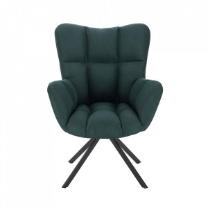 Scaun de design, ţesătură verde - TP265010 - Img 5