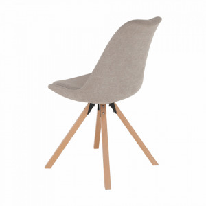Scaun, material textil bej/lemn fag - TP202571 - Img 15