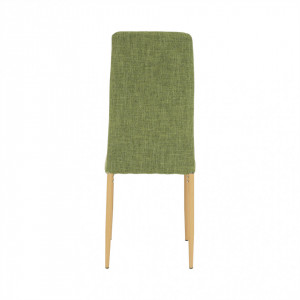 Scaun, material textil verde/cadru metalic fag - TP201240 - Img 10