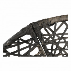 Scaun pivotant, fotoliu rotativ cu pernă, gri, 91x90 cm - TP258663 - Img 16