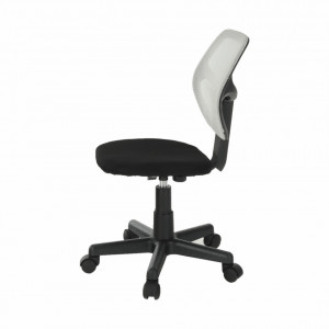 Scaun rotativ, gri și negru, 39x49x78-90 cm - TP234338 - Img 3