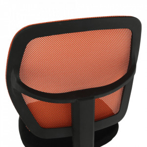 Scaun rotativ, portocaliu și negru, 39x49x78-90 cm - TP234339 - Img 17