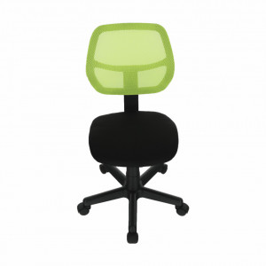 Scaun rotativ, verde și negru, 39x49x78-90 cm - TP234337 - Img 2