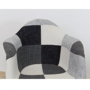 Scaun, ţesătură patchwork/fag - TP228664 - Img 7