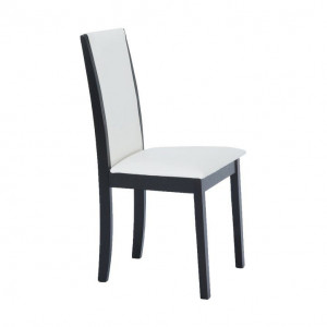 Scaun, wenge/piele eco alb - TP203071 - Img 5