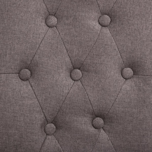 Scaune de bucatarie, 2 buc., gri taupe, material textil - V248994V - Img 2