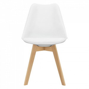 Scaune design, set 2 buc, 81 x 49 x 57 cm, alb - P67291227 - Img 2
