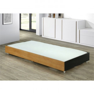 Sertar de pus sub pat, lemn masiv, culoarea stejar - TP240370 - Img 3