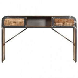 Servanta, 120 x 30 x 75 cm, lemn masiv de mango - V247805V - Img 2