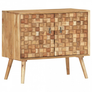 Servanta, 75 x 35 x 65 cm, lemn masiv de acacia - V287439V - Img 1